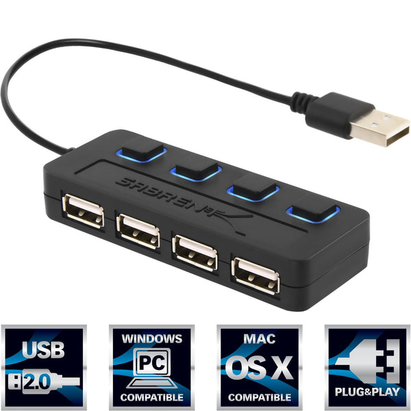 USB 2.0 4-Port Hub