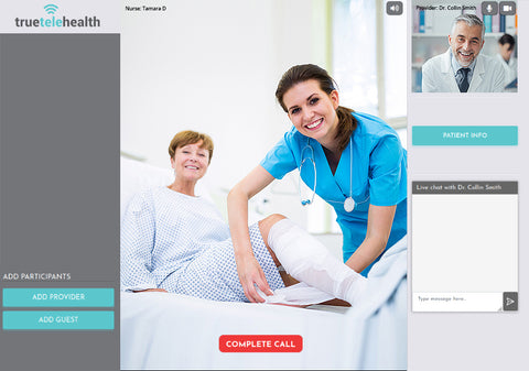TrueTeleHealth Complete TeleHealth Solution - Now with PointClickCare EHR Integration