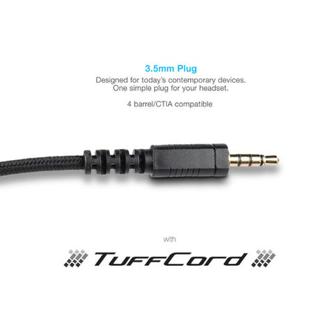 Headset - Cyber Acoustic AC-5002 Headset - OVER EAR - 3.5MM - WITH MIC