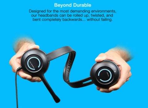 Headset - Cyber Acoustic AC-5002 Headset - OVER EAR - 3.5MM - WITH MIC