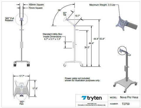 Tryten Nova Pro Temperature Screening Assistant - Hospital Grade - Please Contact Us for Quotes or Orders (412) 643-1203