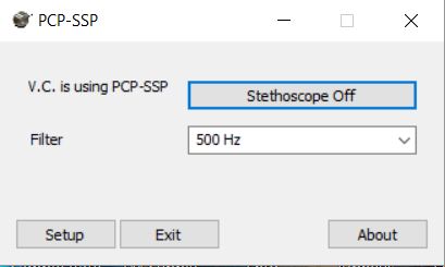 PCP-SSP In-Band Telemedicine Stethoscope Software - For Use with PCP-USB Stethoscope Only