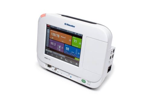 RVS-100 Vital Signs Monitor - NIBP-HR-SpO2-Temp - Neonatal to Adult - Monitor, Spot Check and Triage Modes - Ships with 500 Temp Probe Covers and 20 Rolls Thermal Printer Paper with Standard SKUs