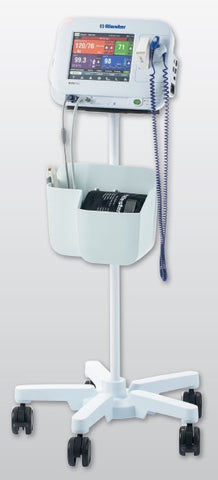 RVS-100 Vital Signs Monitor - NIBP-HR-SpO2-Temp - Neonatal to Adult - Monitor, Spot Check and Triage Modes - Ships with 500 Temp Probe Covers and 20 Rolls Thermal Printer Paper with Standard SKUs