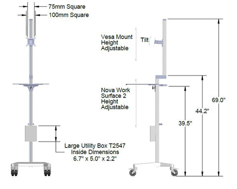 Nova Connect Conferencing Station - Hospital Grade - VESA Mount - Please Contact Us for Quotes or Orders (412) 643-1203