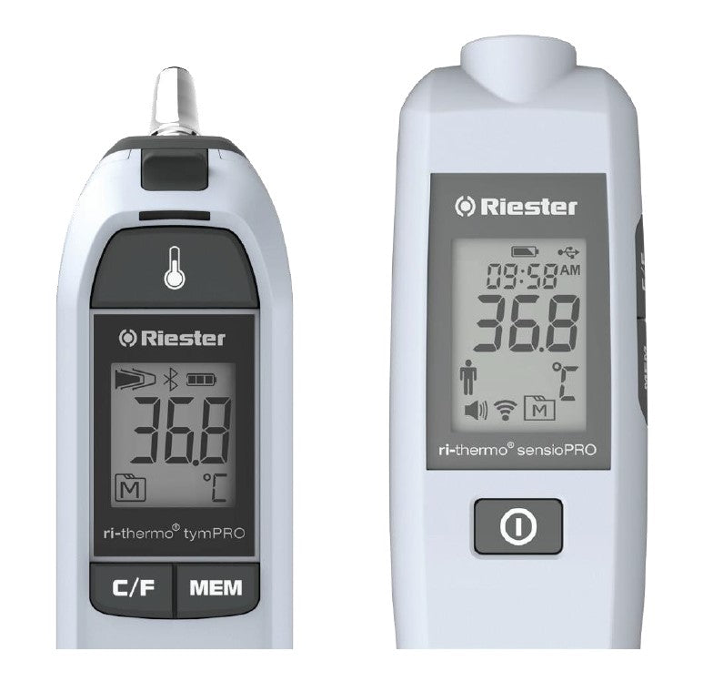 Riester RVS-100 Vital Signs Monitor with NIBP, SpO2, Thermometer, and  Printer (1960-RRBPU)