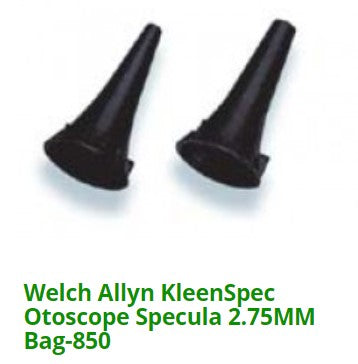 Welch Allyn Kleenspec Otoscope Specula - Pedi & Adult Sizes