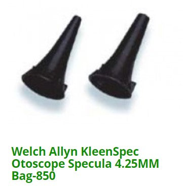 Welch Allyn Kleenspec Otoscope Specula - Pedi & Adult Sizes